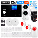 Alarm System Wireless Home Burglar Anti-Theft Security Alarm System Tuya Smart WIFI 4G Anti-Theft Alarm Kit