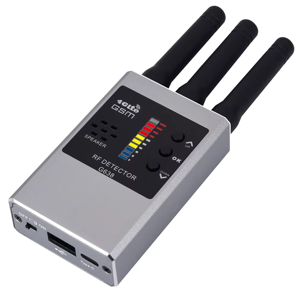 Wireless RF Signal Detector Bug GSM Audio GPS Tracker Mini Camera Finder Camera IR Scanning AI Standby Automatic Detection G638W - Image 7